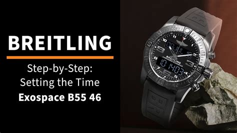 breitling b55 not connecting|how to change time on breitling watch.